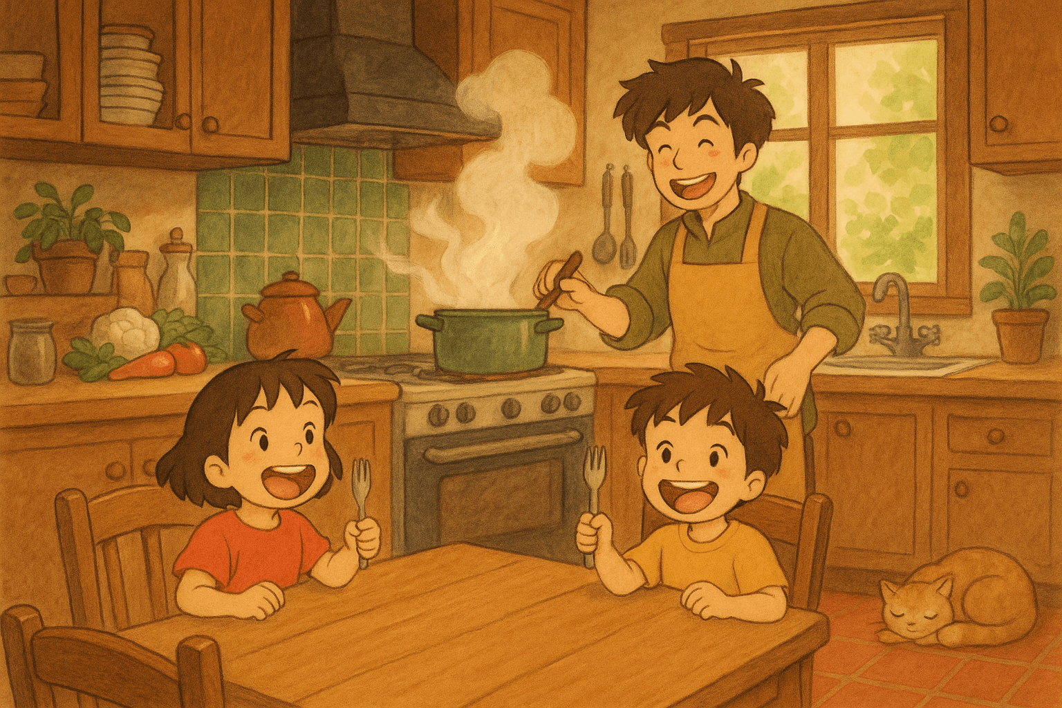 Cooking Dad Hero
